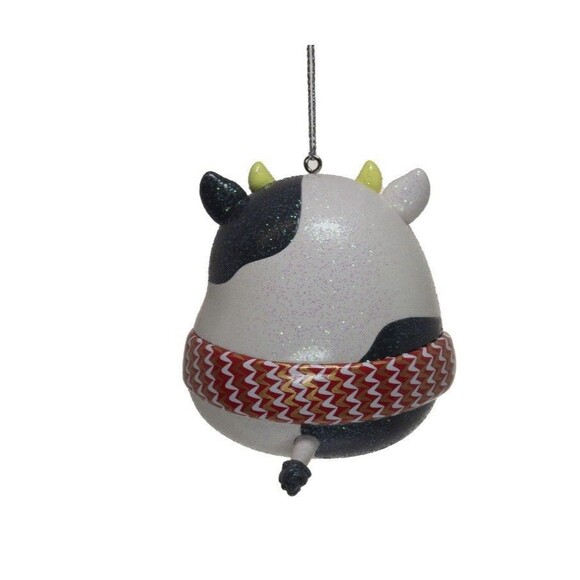 Squishmallows Connor Cow Kurt Adler Christmas Holiday Tree Ornament - Picture 2 of 3
